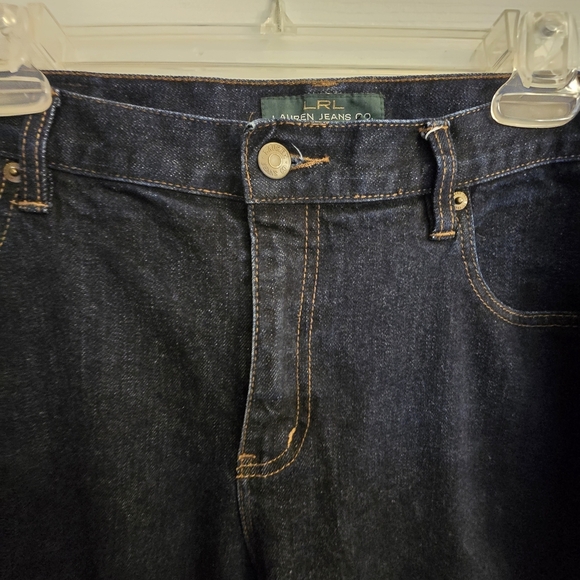 Ralph Lauren Womens Plus Straight Leg Denim Jeans - Picture 5 of 5